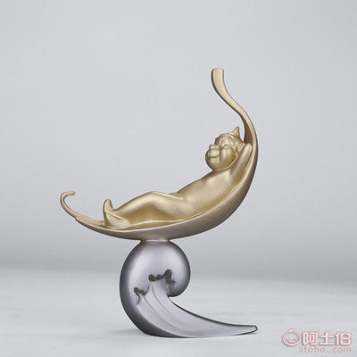 【銅藝世家生肖猴擺件純銅創(chuàng)意雕塑藝術工藝品吉祥物生日禮物】 - 產品庫