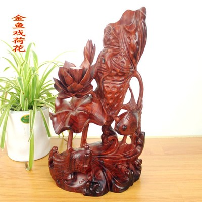 直批最新產品木雕江蘇南通升值紅檀動物純手工家居簡約現代擺件